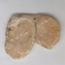 Load image into Gallery viewer, Pink Peruvian Opal Carved 29cts Flower Pendant Bead | 35x39x4mm | Pink |