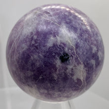 Load image into Gallery viewer, Lepidolite 209g Round Collector's Sphere | 2" | Purple White | 1 Sphere |