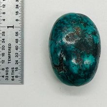 Load image into Gallery viewer, Turquoise 17g Natural Focal Nugget Pendant Bead | 22x21x15| Blue, Black| 1 Bead|