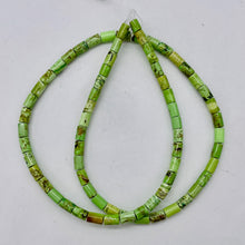 Load image into Gallery viewer, Gaspeite High Grade Tube Bead 16" Strand | 4x6mm | Green Brown | 1 Strand |