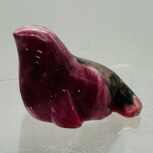 Load image into Gallery viewer, Steller Seal Lion Rhodonite Carved Statue | 42x30x25mm | Pink, Black