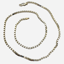 Load image into Gallery viewer, Italian! Silver 2mm Box Chain 16" Necklace (11.5G) 10033C