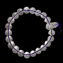 Load image into Gallery viewer, Clear Quartz 7" Strung Strand Round Beads | 8mm | Clear | 21 Beads |
