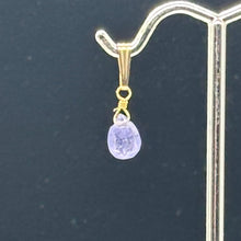 Load image into Gallery viewer, Tanzanite 14K Gold Filled Wire Wrap Pendant | Lavender | 1 inch Long |