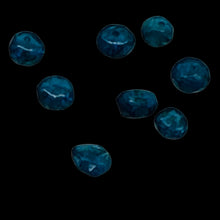 Load image into Gallery viewer, Stunning AAA Neon Blue Apatite Faceted Roundel Beads | 4x2mm | 8 Beads |