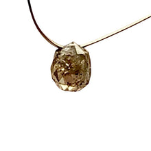 Load image into Gallery viewer, 0.27cts Natural Champagne Diamond Briolette Bead 6569XN