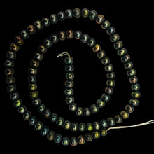 Load image into Gallery viewer, Blue Purple Peacock Freshwater Pearl Beads 5mm Round 90 Pearls Jewelry Making