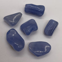 Load image into Gallery viewer, Chalcedony Gemstone 52g Pendant Beads | 30x15x14 to 28x19x11mm | Blue | 6 Beads|