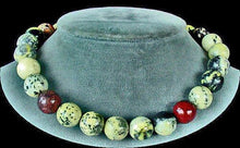 Load image into Gallery viewer, Yellow Chartreuse Turquoise Faustite Beads | 14mm | 2 Beads |