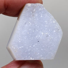 Load image into Gallery viewer, Chalcedony Druzy 68ct Designer Cut Pendant Bead| 32x24x11mm|Blue |1 Pendant Bead