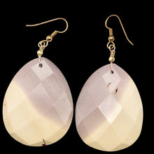 Load image into Gallery viewer, Desert Dune Purple Sky Natural Mookaite 14K Golf Filled Earrings | 2 3/4" Long |