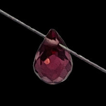 Load image into Gallery viewer, Merlot Zircon Gemstone .44 ct Briolette Bead | 5.1x3mm | Red | 1 Pendant Bead |