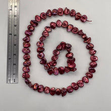 Load image into Gallery viewer, Warm Copper 8x7x5 to 9x6x6mm Keishi Pearl Strand 108087