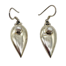 Load image into Gallery viewer, Fresh Water Pearl Sterling Silver Drop Earrings | 1 3/4" Long |