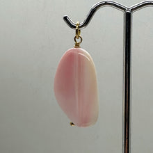 Load image into Gallery viewer, Conch Shell Pear Shaped 14K Yellow Gold Filled Pendant| 1 3/8" Long| Pink White|