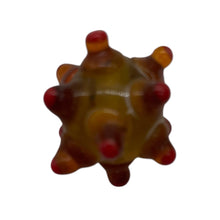 Load image into Gallery viewer, 1 Huge 25x16mm Lampwork Glass Nubby Roundel Bead 7564