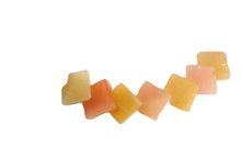 Load image into Gallery viewer, 7 Unique Lab Autumn Jade Square Lentil Beads 010599P