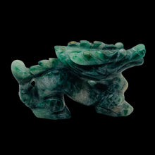 Load image into Gallery viewer, Hand-Carved Pacing Dragon | 45x24x14mm | Green | 1 Figurine