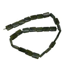 Load image into Gallery viewer, Glory Nephrite Jade Rectangle Bead Strand 109375