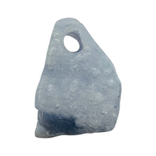 Load image into Gallery viewer, Druzy Blue Chalcedony Design Pendant Bead | 120cts | 47x34x10mm | 1 Bead |
