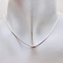 Load image into Gallery viewer, Italian Sterling Silver 1mm Snake Chain 18" Necklace | 4 grams |