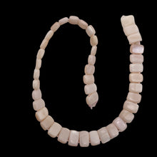 Load image into Gallery viewer, Mother of Pearl Double Drilled Half Strand Rectangle Cut| 8x5x3mm| Pink|40 Beads