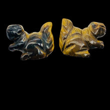 Load image into Gallery viewer, Nuts 2 Hand Carved Animal Tigereye Squirrel Beads | 22x15x10mm | Golden Brown