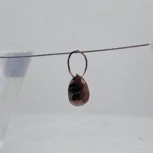 Load image into Gallery viewer, Champagne Diamond Faceted .41ct Briolette Bead | 5x3mm | Red Tint | 1 Bead |