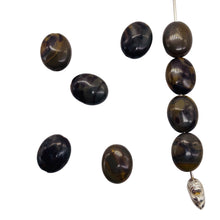 Load image into Gallery viewer, Rare Chocolate Jasper Oval Coin Bead Strand 109157