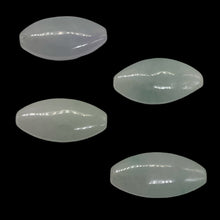 Load image into Gallery viewer, Burmese Jade Oval Marquise Cut Beads| 19x11x7 to 23x12x7mm| Pale Green| 4 Beads|