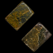 Load image into Gallery viewer, Wild Red Devil Jasper Rectangle Pendant Bead Pair | 38x25x6mm | 2 Beads |