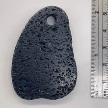 Load image into Gallery viewer, Lava Dawn of Creation Oval Pendant Bead | 51x34x8mm | Black | 1 Pendant Bead |