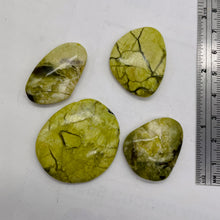 Load image into Gallery viewer, Turquoise Faustite Freeform Beads| 37x32 to 28x24mm| Chartreuse, Black| 4 Beads|