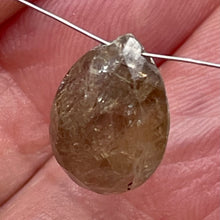 Load image into Gallery viewer, Sapphire 5.2ct Color Change Gemstone Briolette | 12x9x6mm | Green Pink | 1 Bead