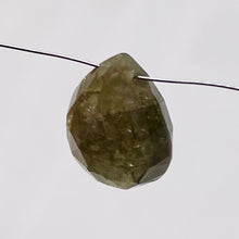 Load image into Gallery viewer, Sapphire 6ct Color Change Gemstone Briolette | 12x9x7mm | Green Yellow | 1 Bead