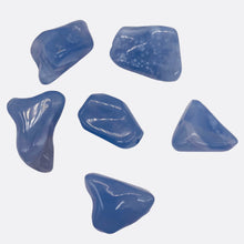 Load image into Gallery viewer, Chalcedony Gemstone 41g Nugget Beads | 33x19x7to 20x20x7mm | Blue | 6 Beads |