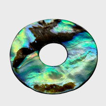 Load image into Gallery viewer, Dramatic Natural Rainbow Abalone 35mm Pi Circle! 3150C