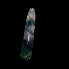 Load image into Gallery viewer, Fluorite Massage Crystal with Round Smooth End | 4x3/4"| Green, Purple| 1 Wand |