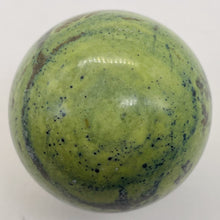 Load image into Gallery viewer, Serpentine Sphere Display Item | 131g | 1 3/4" | Yellow Green Black | 1 Sphere|