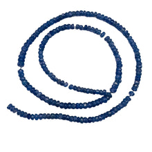 Load image into Gallery viewer, Tanzanite Faceted Graduated Rondelle Bead 17" Strand | 5x3 to 3x2mm | 190 Beads|