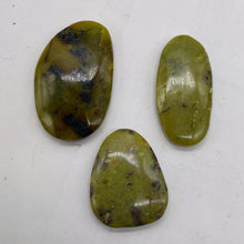 Load image into Gallery viewer, Turquoise Faustite Freeform Beads| 40x25 to 30x24mm| Chartreuse, Black| 3 Beads|