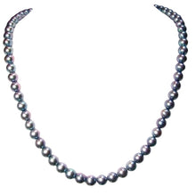 Load image into Gallery viewer, Spectacular Natural Forget-Me-Not Hued 6.5mm Freshwater Pearl Strand 103079
