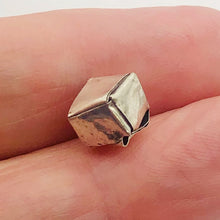 Load image into Gallery viewer, Remarkable Thai Hill Tribe 'Origami' Fine Silver Cube Bead | 11x8x8mm | 2 Beads|