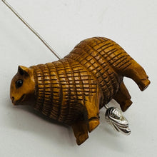 Load image into Gallery viewer, Year of the Sheep 2015 Standing Netsuke Bead | 1 Bead | | 31x15x23mm | Brown
