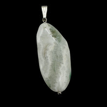 Load image into Gallery viewer, Ocean Jasper Sterling Silver Pendant | 2 1/4" Long | White, Gray | 1 Pendant |