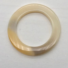 Load image into Gallery viewer, Carnelian Agate Picture Frame Bead | 37x3.5mm | White | Premiumbead