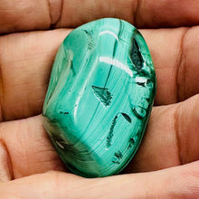 Load image into Gallery viewer, Malachite 26g Polished FreeForm Gemstone| 37x27x15mm | Green | Display Specimen|