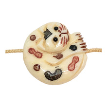 Load image into Gallery viewer, Cozy Carved 21mm Kitty Cat Waterbuffalo Bone Bead 9701A
