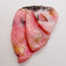 Load image into Gallery viewer, Peruvian Opal Flower Pendant | 46x31x5mm | 30 cts | Pink | 1 Bead |