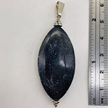 Load image into Gallery viewer, Mookaite Nightime Sterling Silver Marquise Pendant| 2 1/4" Long| Purplish Gray|